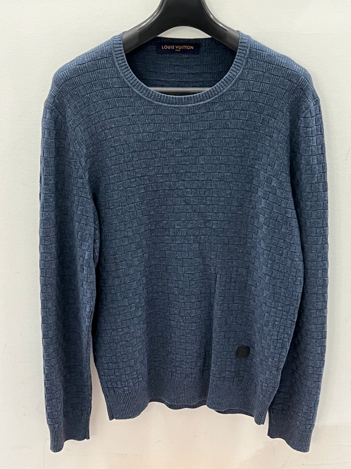 LOUIS VUITTON DAMIER SIGNATURE CREWNECK SWEATER