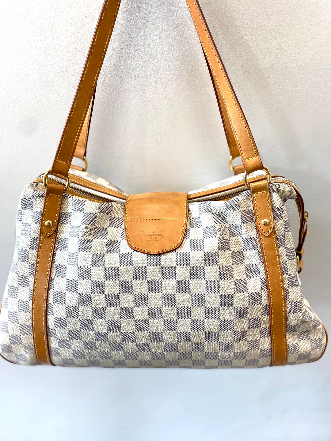 LOUIS VUITTON DAMIER AZUR STRESA PM SHOULDER BAG