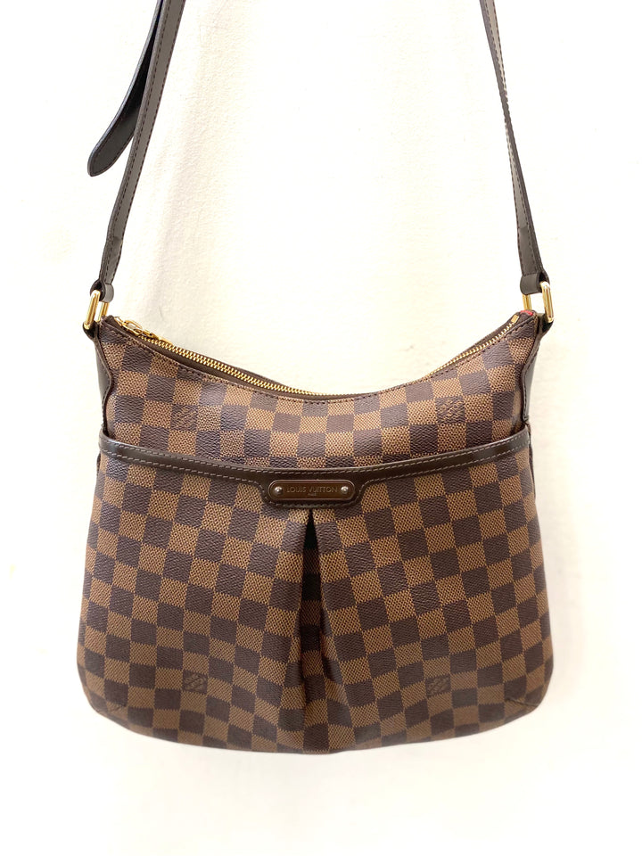 LOUIS VUITTON DAMIER EBENE BLOOMSBURY PM CROSSBODY BAG