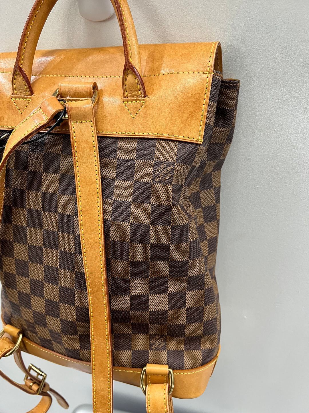 LOUIS VUITTON DAMIER EBENE SOHO CENTENAIRE BACKPACK