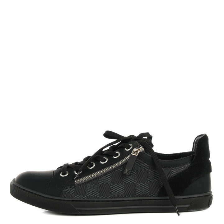 LOUIS VUITTON DAMIER GRAPHITE AVENTURE ZIP UP SNEAKERS