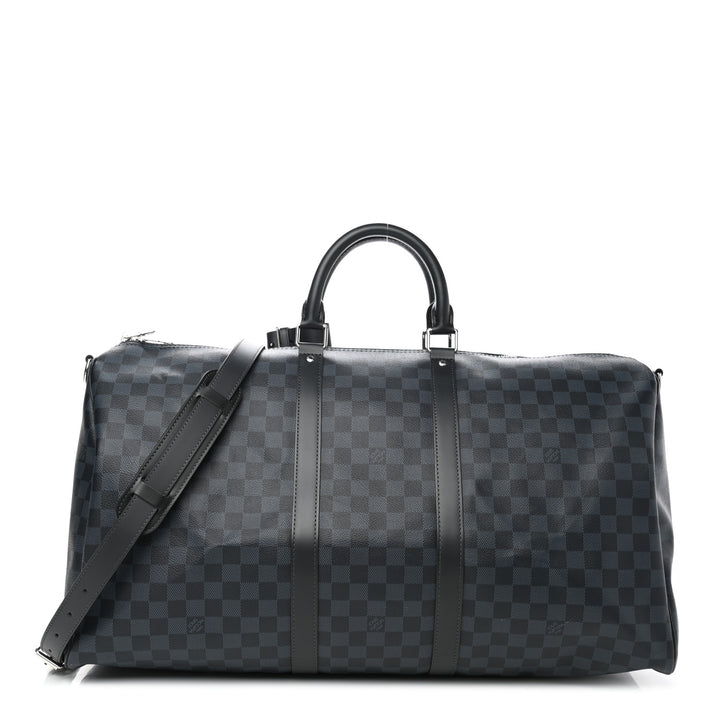 LOUIS VUITTON DAMIER GRAPHITE KEEPALL BANDOULIÈRE 55 BAG
