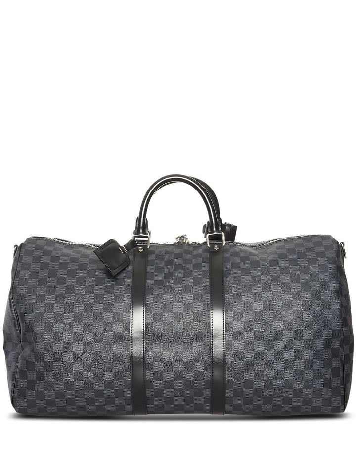 LOUIS VUITTON DAMIER GRAPHITE KEEPALL BANDOULIÈRE 55 BAG