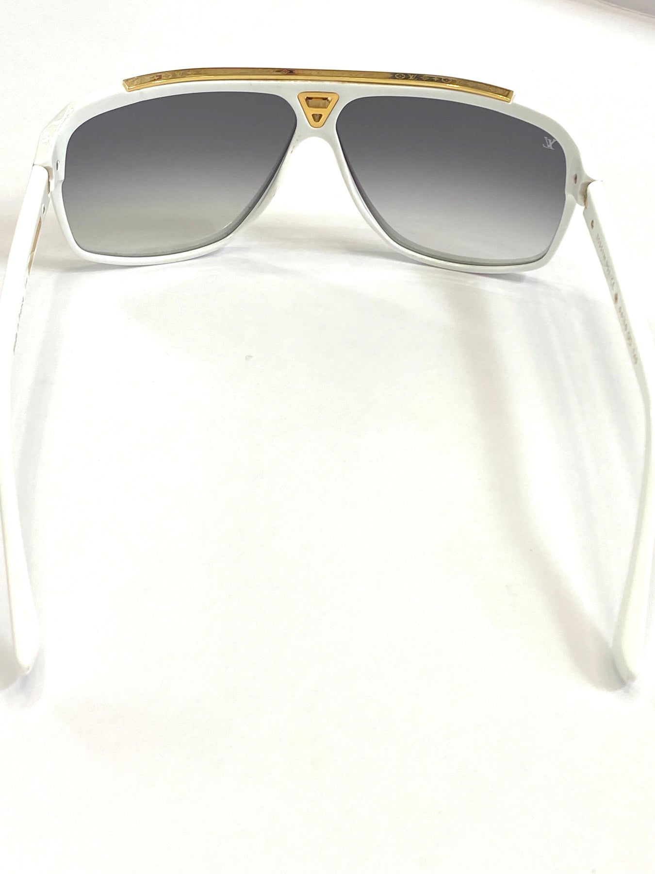 Louis Vuitton White Acetate Frame Evidence Millionaire Sunglasses