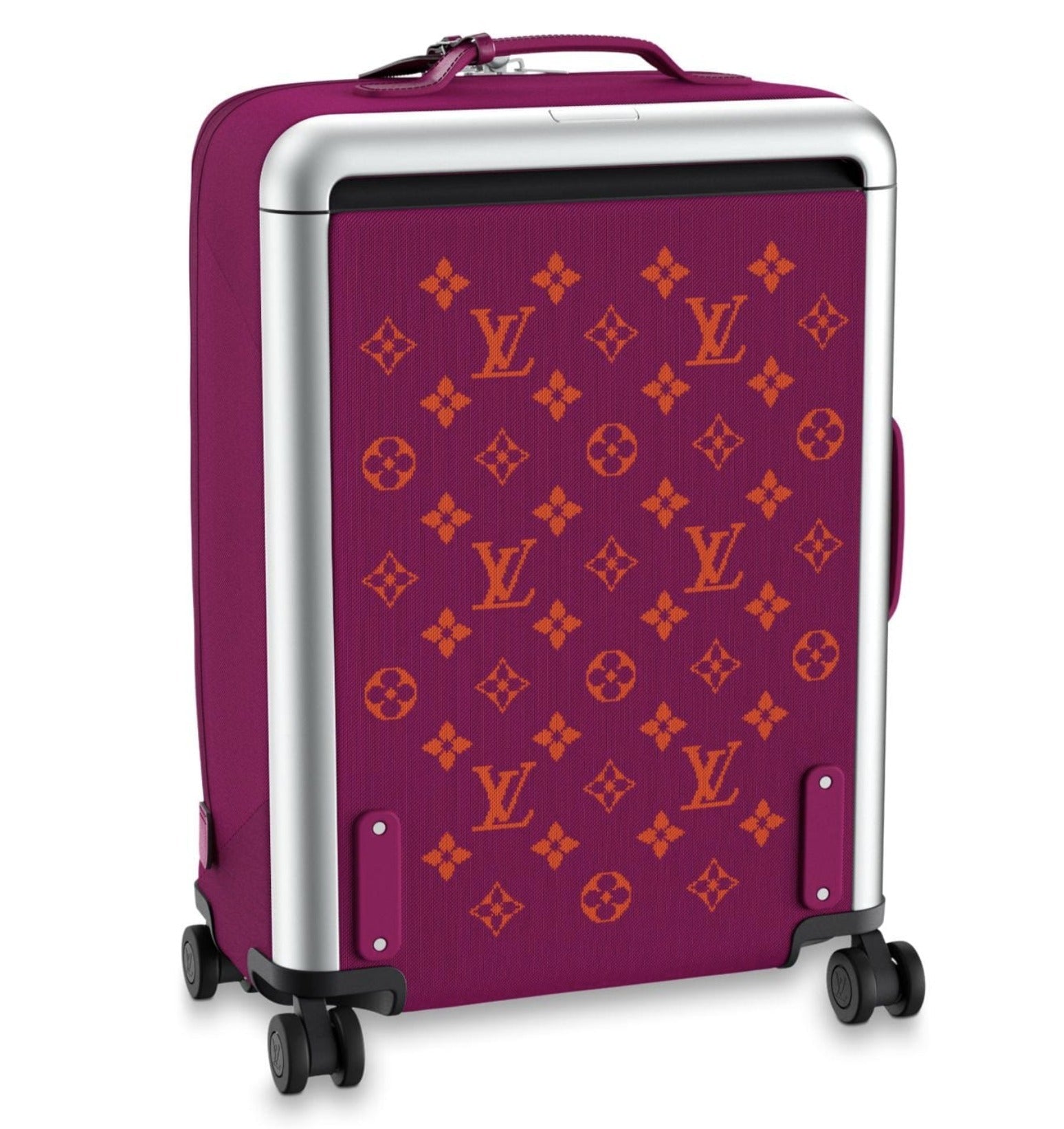 pink louis vuitton luggage