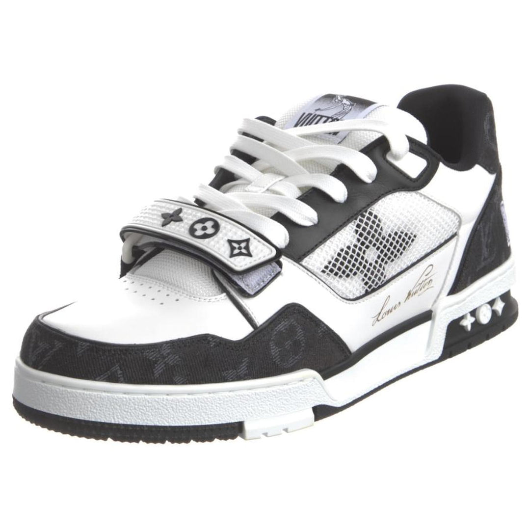 LOUIS VUITTON LV TRAINER VELCRO STRAP MONOGRAM SNEAKERS