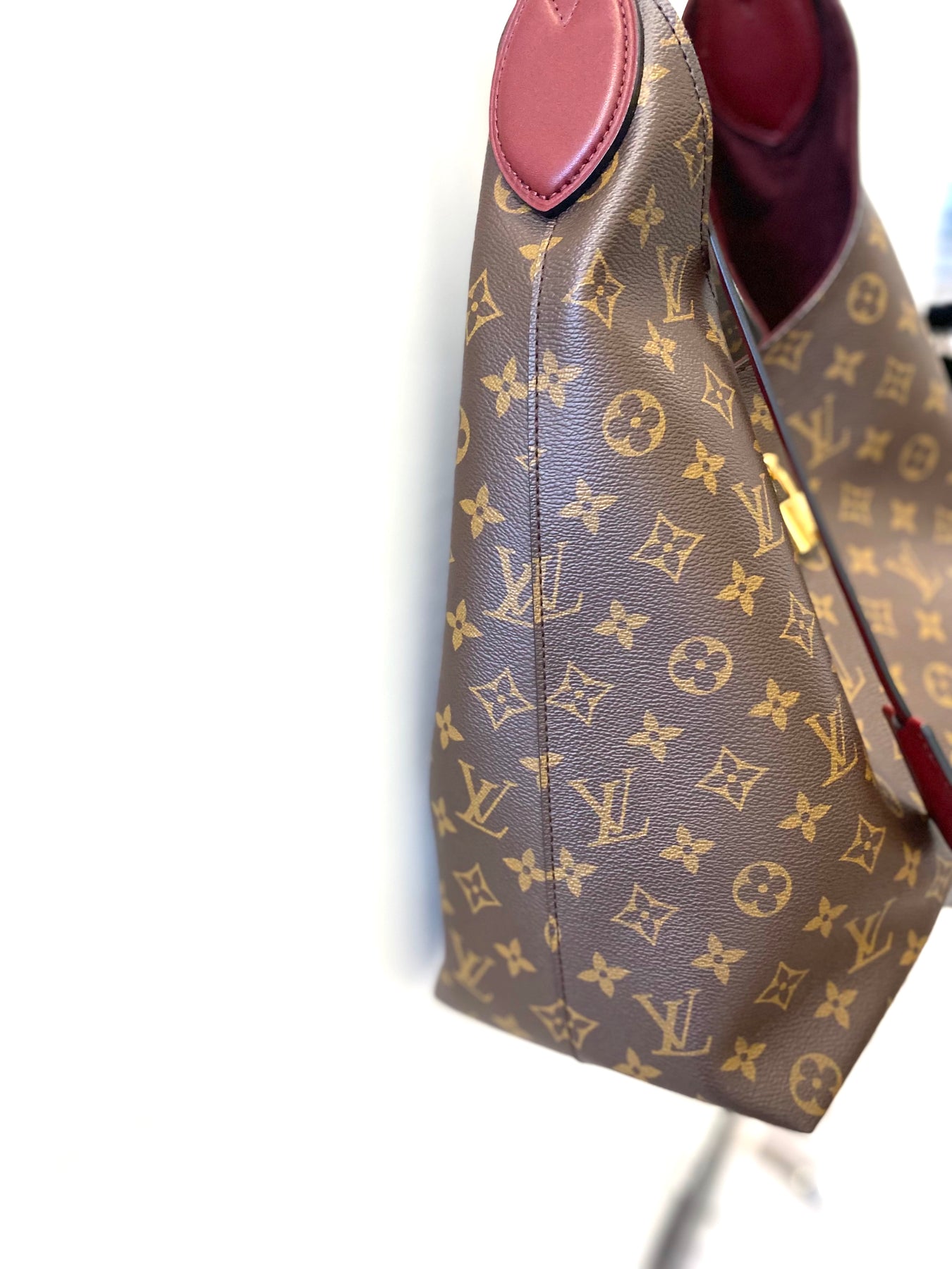 Louis Vuitton Flower Hobo Monogram Canvas Shoulder Bag
