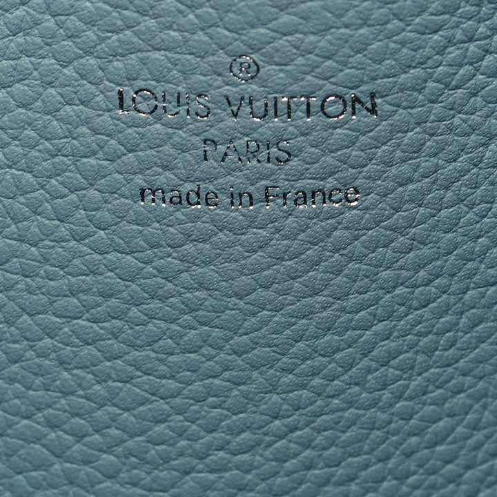 LOUIS VUITTON MAHINA MURIA VERT BUCKET BAG LAGON