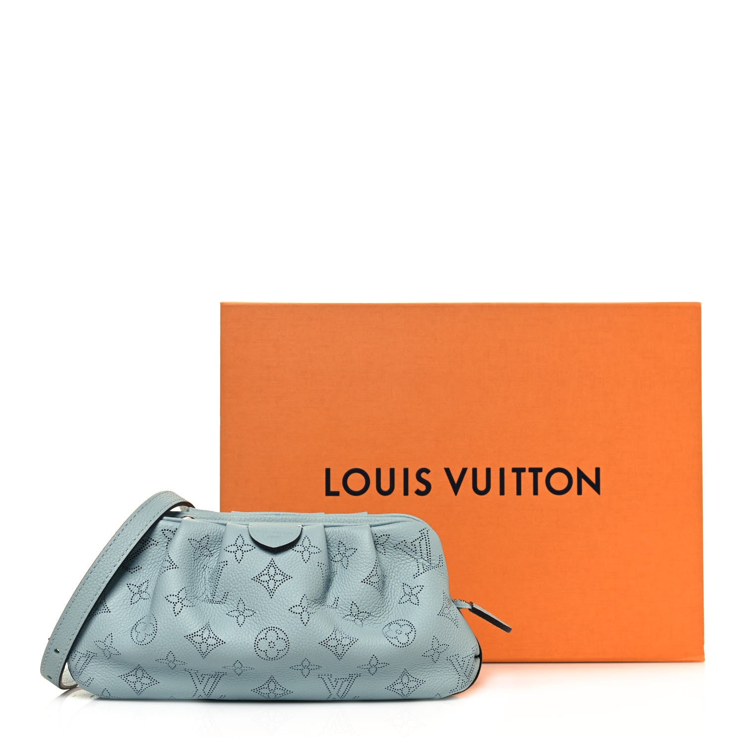 Louis Vuitton Monogram Mahina Scala Mini Pouch w/ Strap