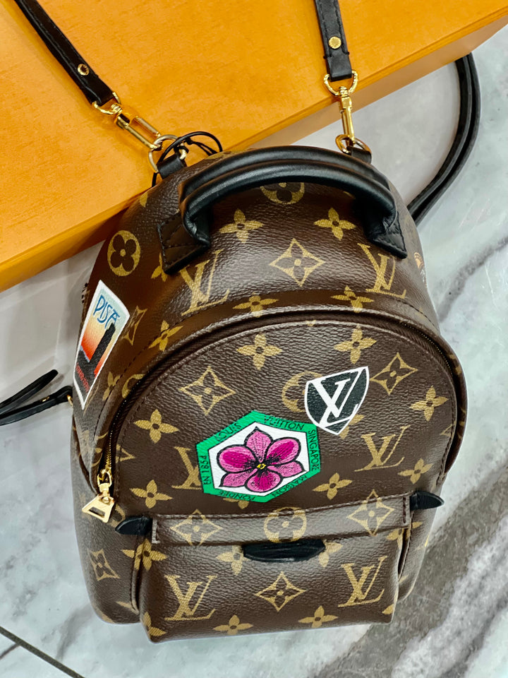 LOUIS VUITTON MONOGRAM MY WORLD TOUR PALM SPRINGS BACKPACK MINI – Caroline's Fashion Luxuries