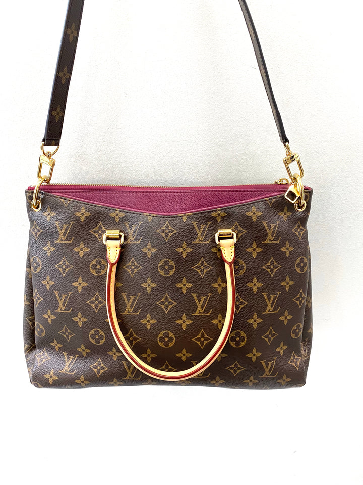LOUIS VUITTON MONOGRAM PALLAS DAHLIA SHOULDER BAG