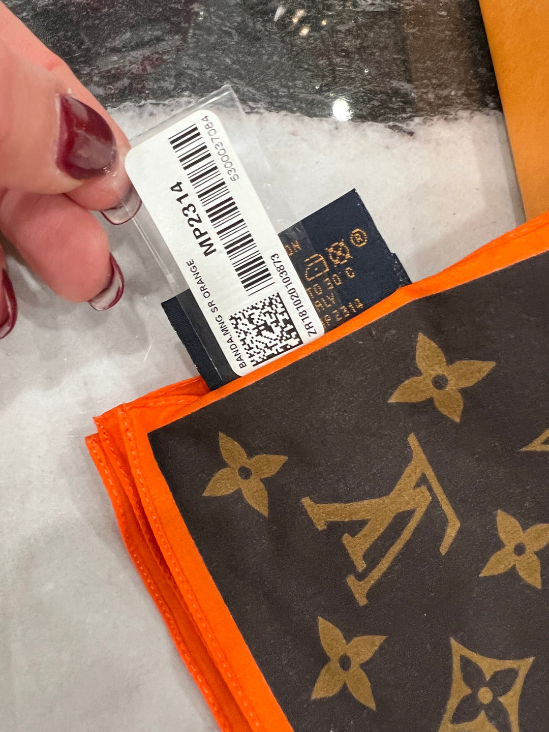 LOUIS VUITTON MONOGRAM SOLAR RAY BANDANA SCARF