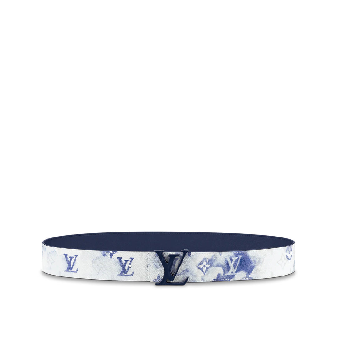 LOUIS VUITTON WATERCOLOR 40MM LV INITIALS REVERSIBLE BELT  display picture 3