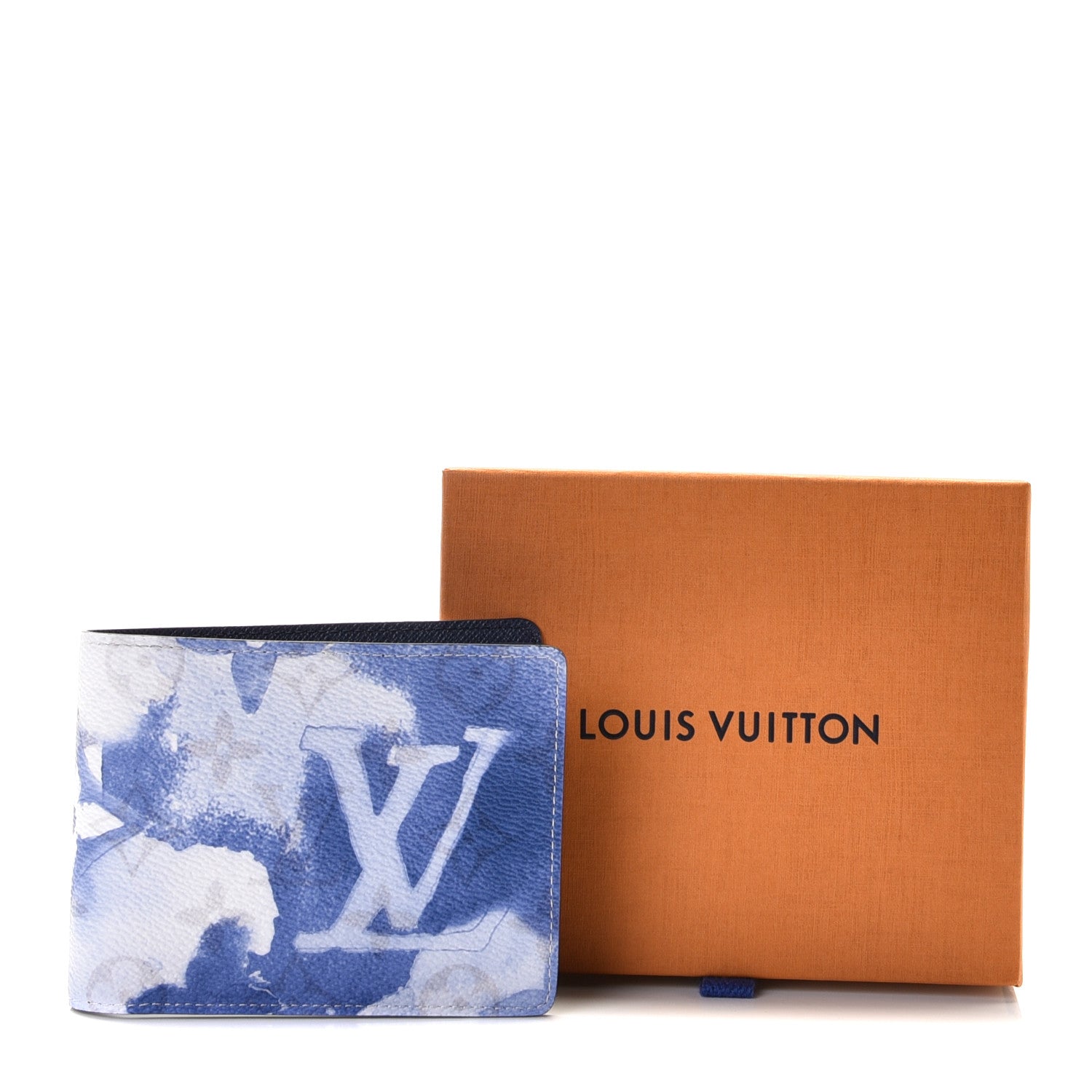 LOUIS VUITTON MULTIPLE WALLET WATERCOLOR BLUE – Caroline's Fashion Luxuries