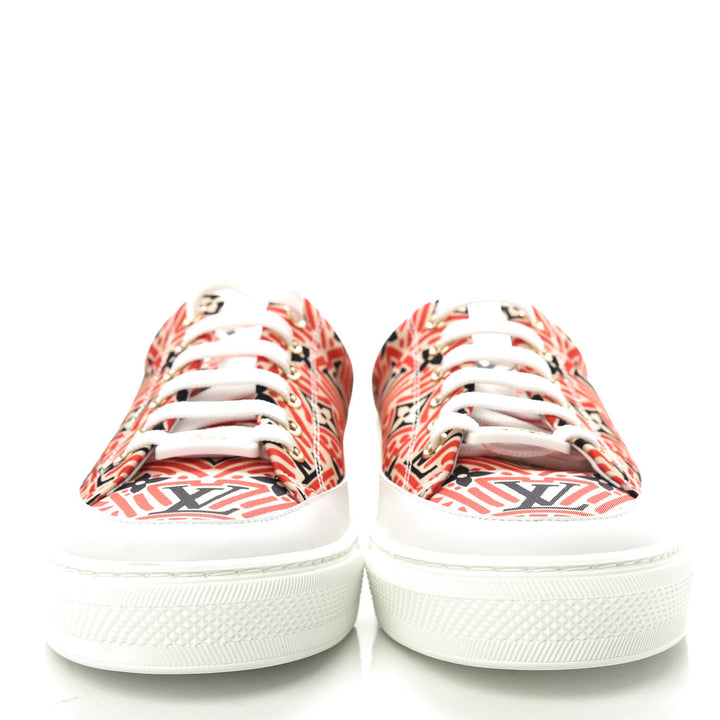 LOUIS VUITTON NYLON MONOGRAM CRAFTY OPEN BACK SNEAKERS