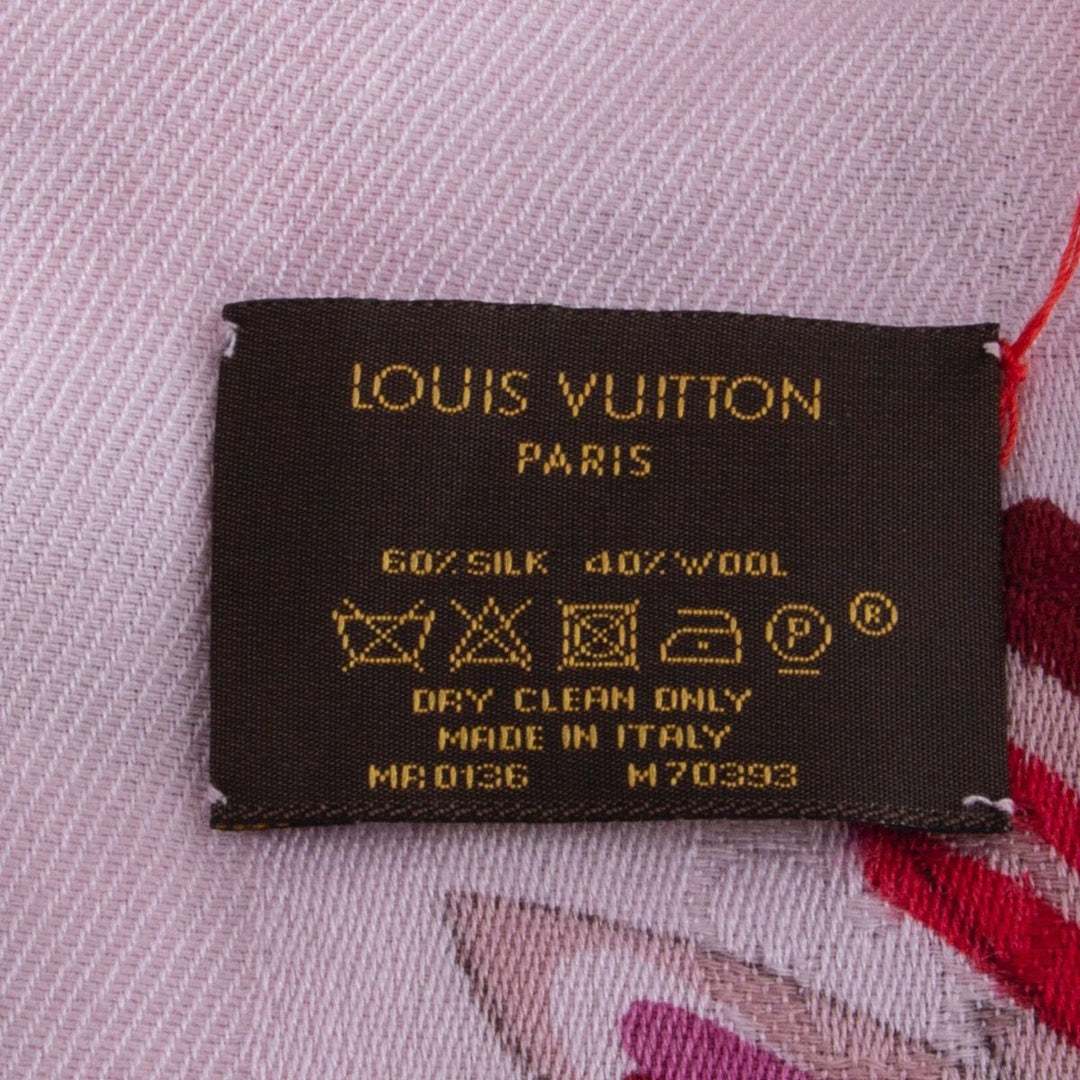 LOUIS VUITTON MONOGRAM DEVORGRAM OVERSIZED SHAWL