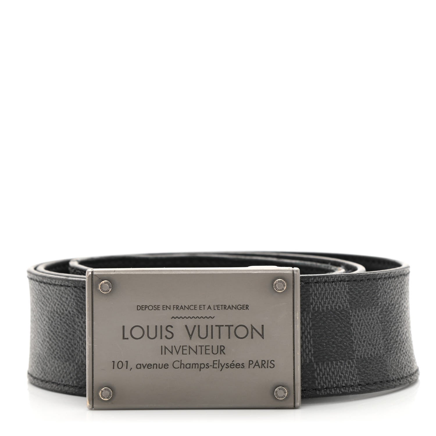 Louis Vuitton Reversible Neo Inventeur 40 MM Damier Graphite Pattern Belt -  Black Belts, Accessories - LOU678215