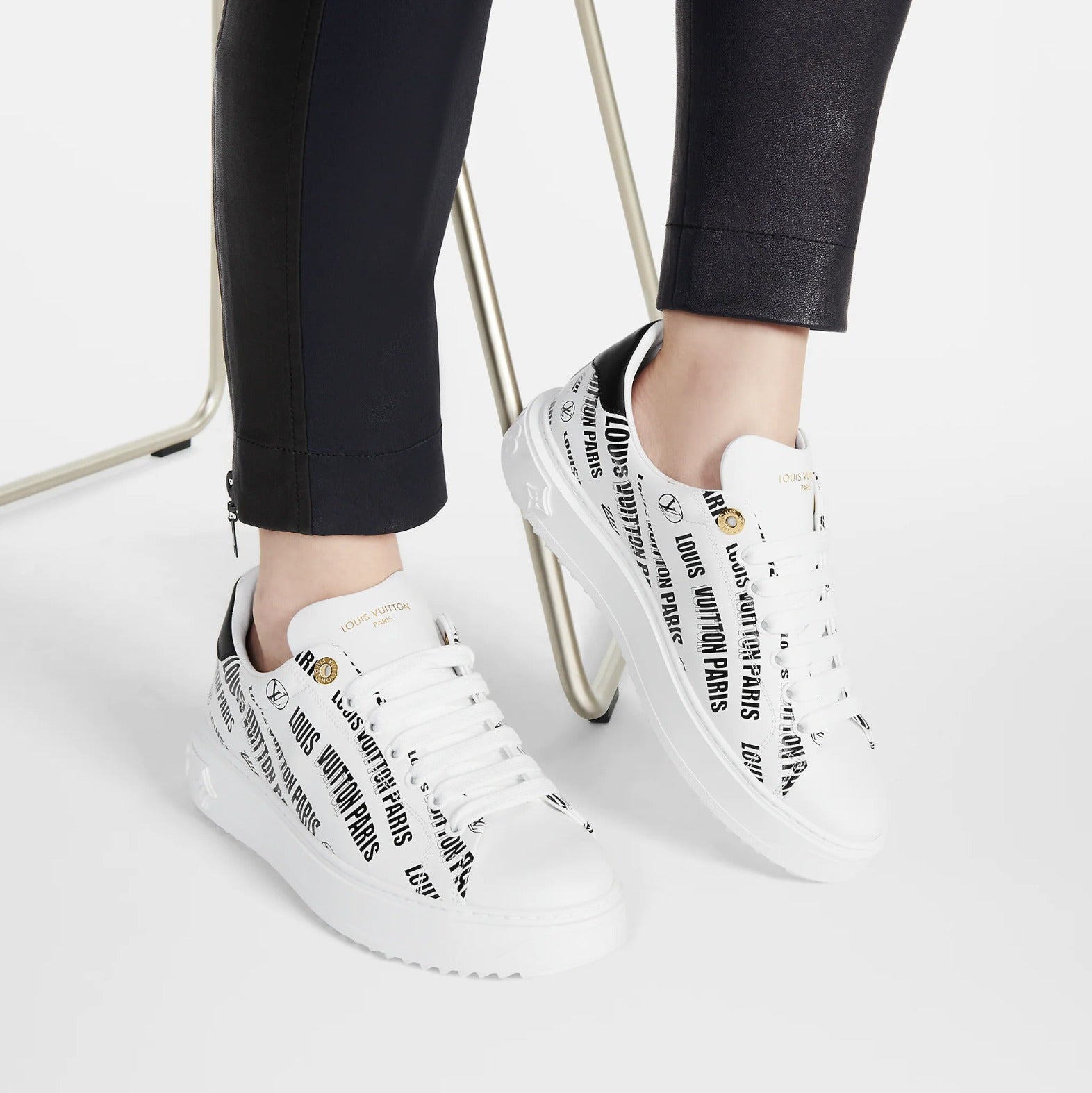 LOUIS VUITTON TIME OUT SNEAKERS – Caroline's Fashion Luxuries
