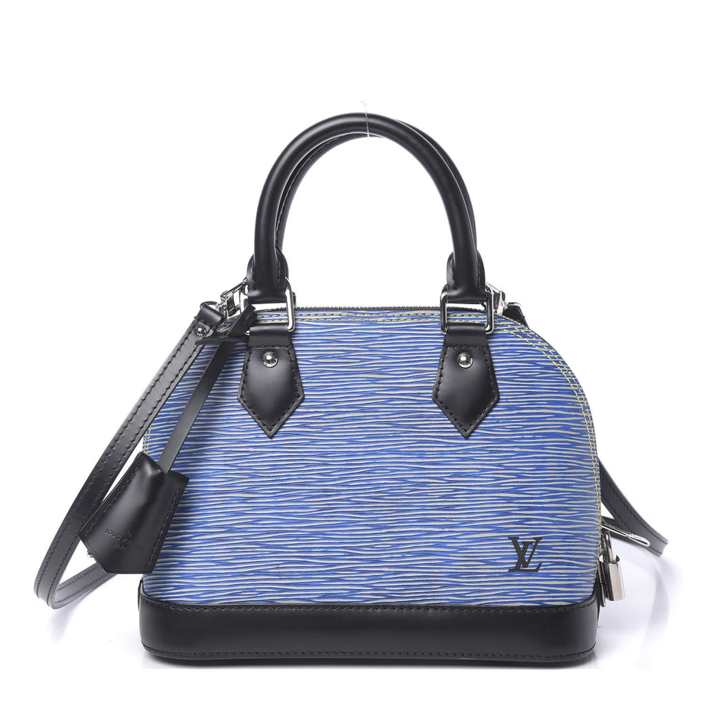 Louis Vuitton Denim Epi Leather Alma Nano Bag Louis Vuitton