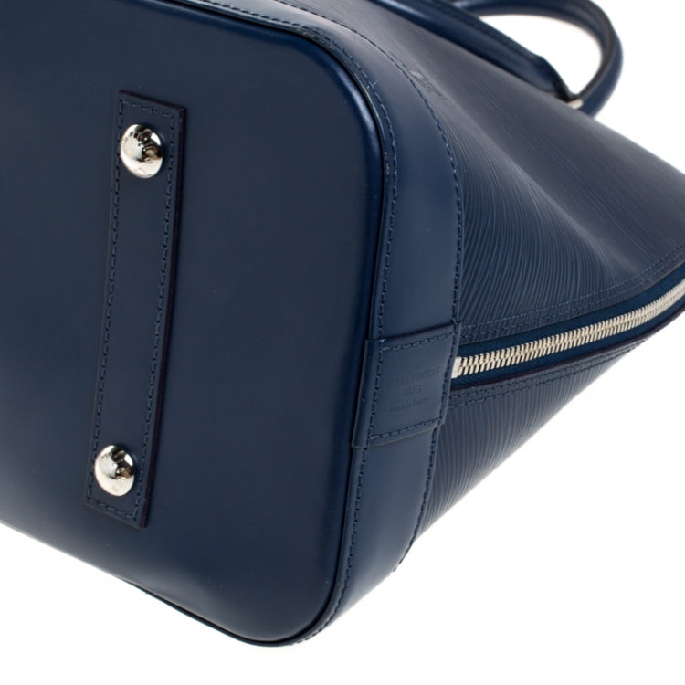 Louis Vuitton Indigo Epi Leather Alma GM Bag Louis Vuitton