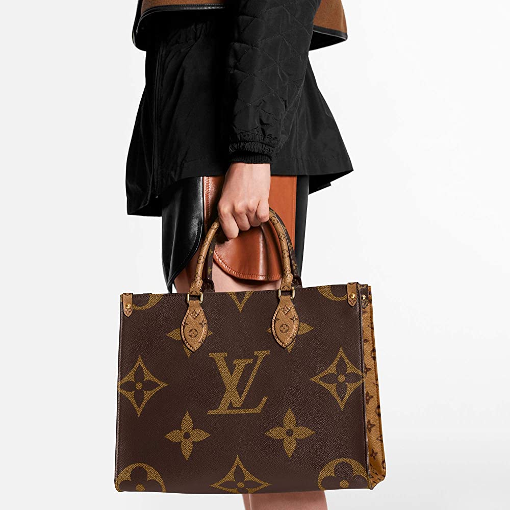 Louis Vuitton Bag Onthego Giant Monogram Gold White | 3D model