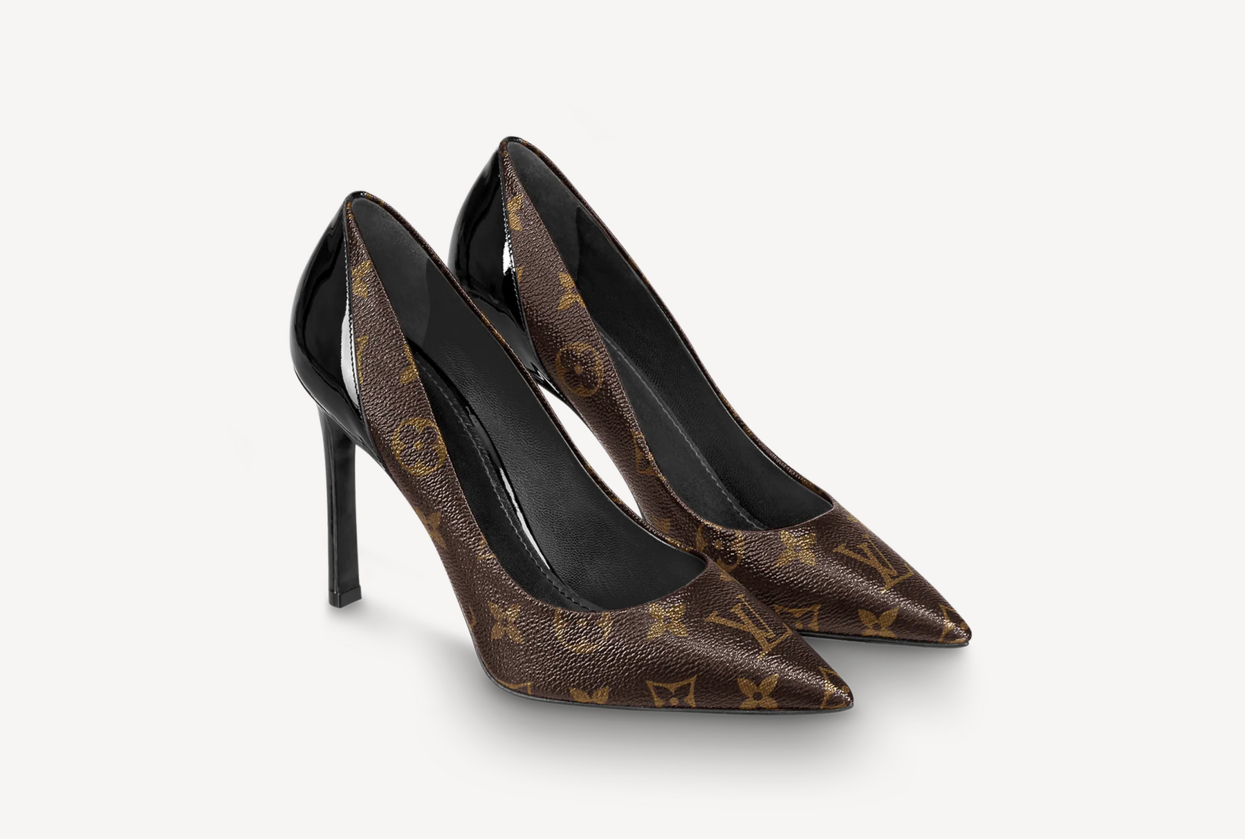 Louis Vuitton pre-owned Monogram Panel high-heeled Pumps - Farfetch