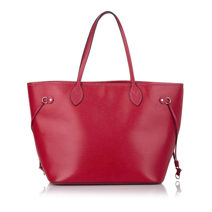 LOUIS VUITTON NEVERFULL EPI LEATHER MM W/ POUCH