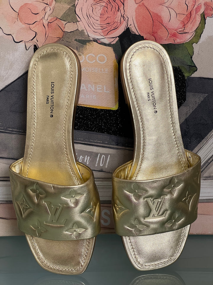 LOUIS VUITTON REVIVAL FLAT MULES