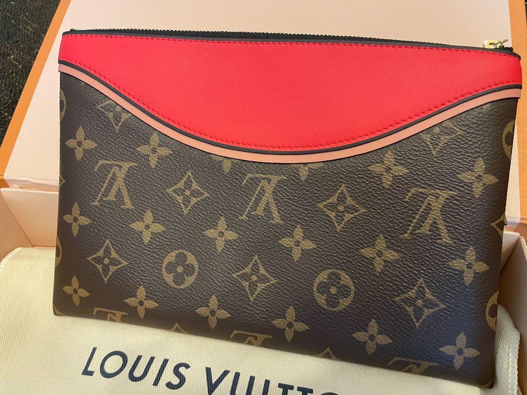 Mint Auth Louis Vuitton M64035 Monogram Pochette Tuileries Clutch Bag LV  F/S