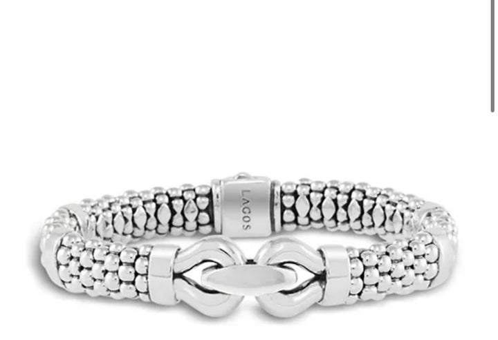LAGOS CAVIAR DERBY BUCKLE BRACELET