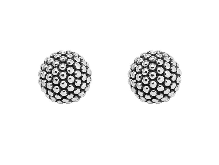 LAGOS STERLING SILVER BEADED EARRINGS