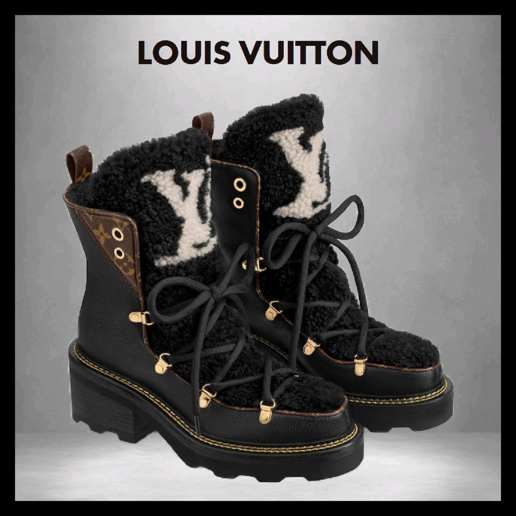 Louis Vuitton LV Beaubourg Ankle Boot Cacao. Size 37.5