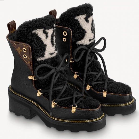 LV Beaubourg leather ankle boots