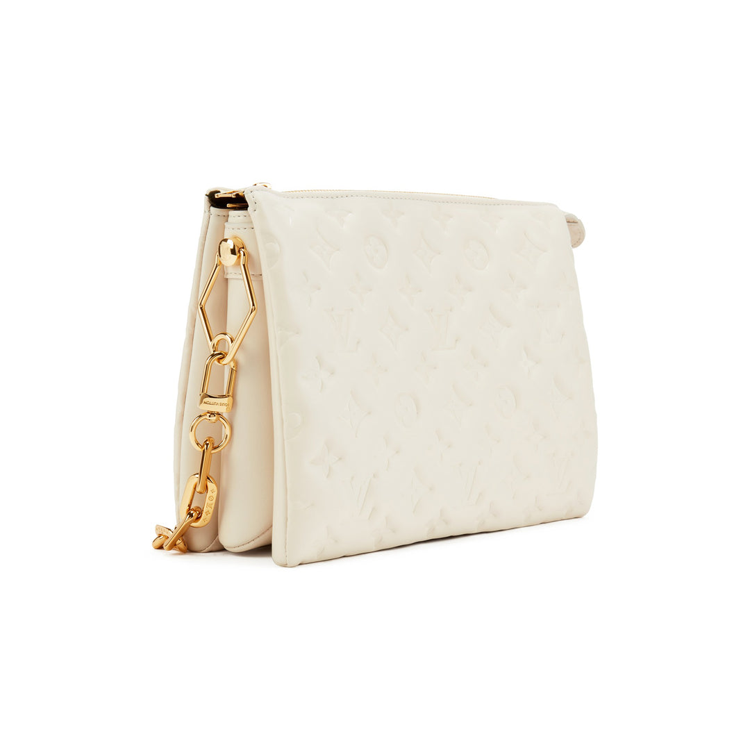LOUIS VUITTON MONOGRAM PUFFY LAMBSKIN COUSSIN PM BAG – Caroline's