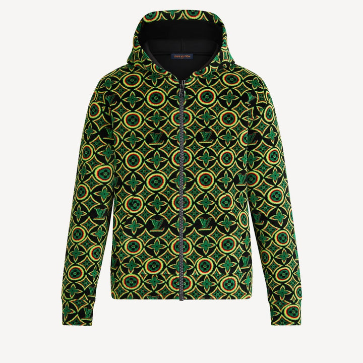 LOUIS VUITTON JAMAICAN FLOWER ZIP HOODED JACKET VIRGIL ABLOH