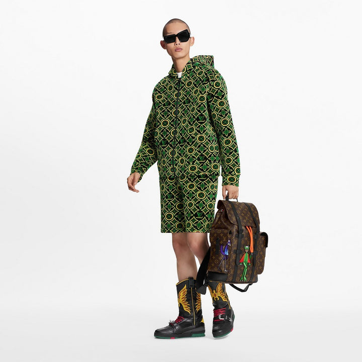 LOUIS VUITTON JAMAICAN FLOWER ZIP HOODED JACKET VIRGIL ABLOH