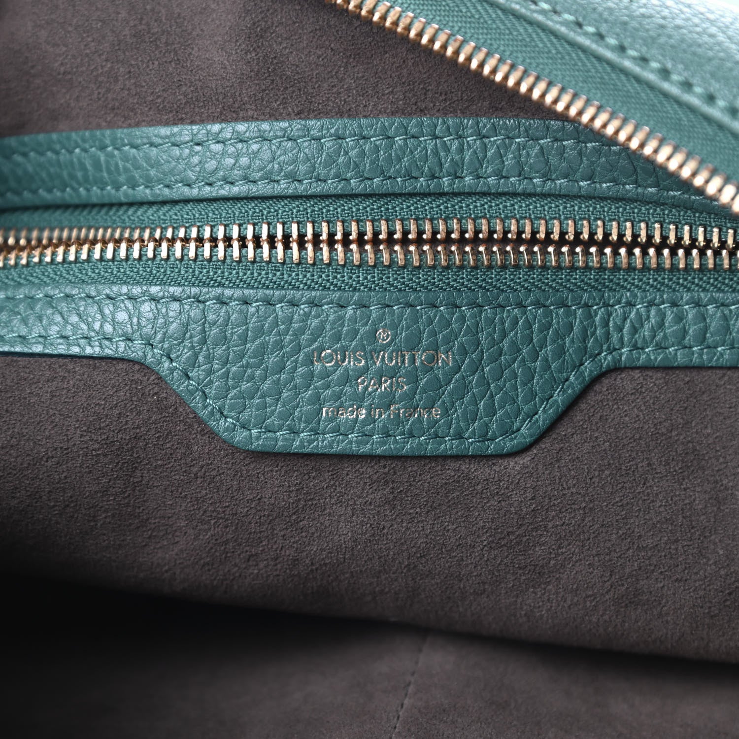 Louis Vuitton Black Monogram Mahina Leather Selene MM Bag Louis Vuitton
