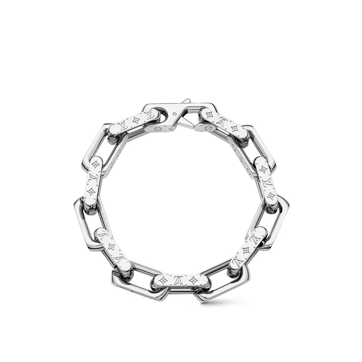 LOUIS VUITTON MONOGRAM CHAIN LINK BRACELET
