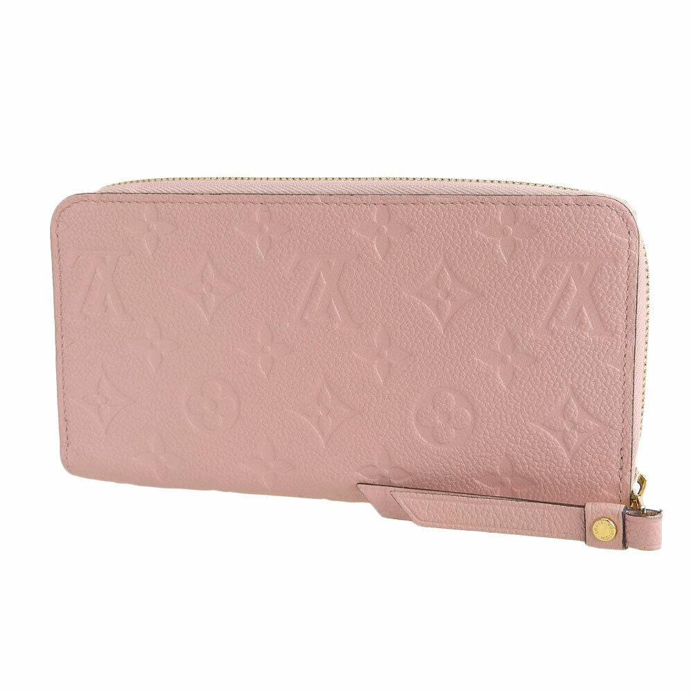empreinte leather wallet pink