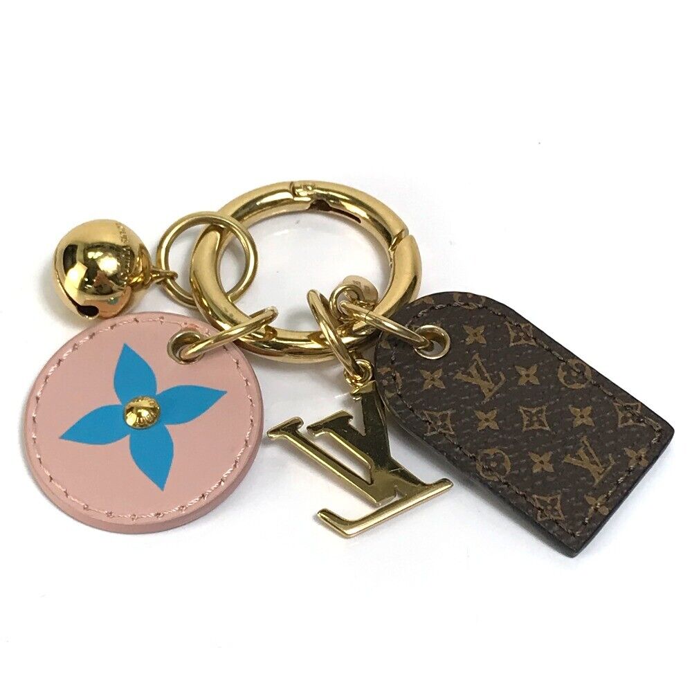 100% AUTHENTIC LOUIS VUITTON REAL PINK FOX TAIL BAG CHARM KEY FOB FOXY  BIJOUX