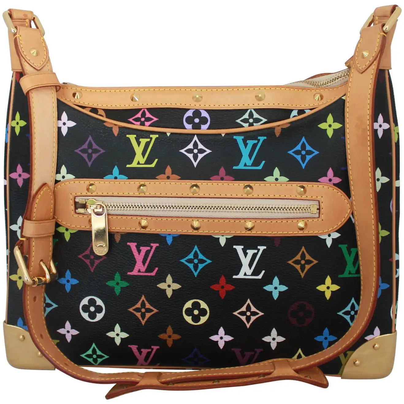 Pre-loved Louis Vuitton x Murakami Limited Edition Monogram Multicolor  Boulogne Bag