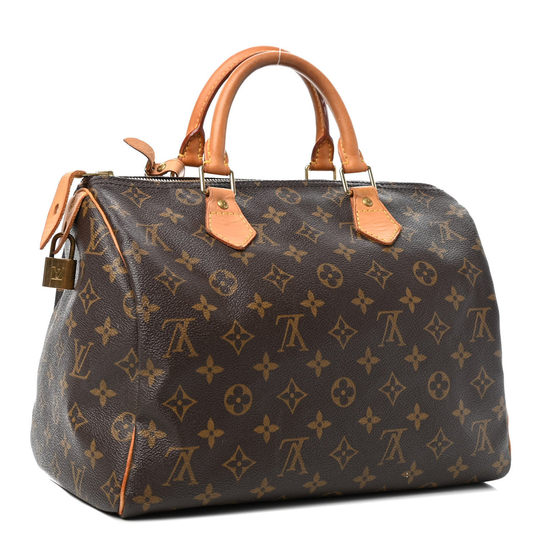 LOUIS VUITTON MONOGRAM SPEEDY 30 HANDBAG