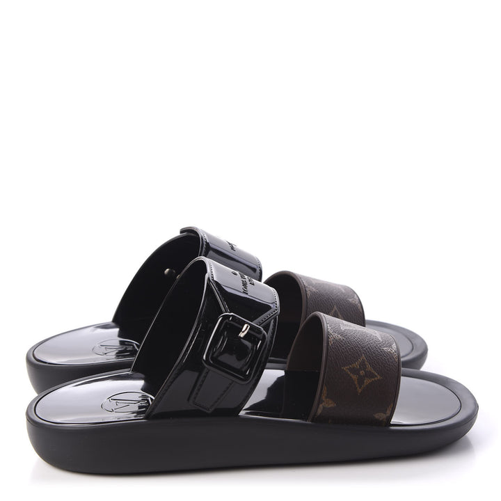 Louis Vuitton Monogram Sunbath Flat Mule Sandals