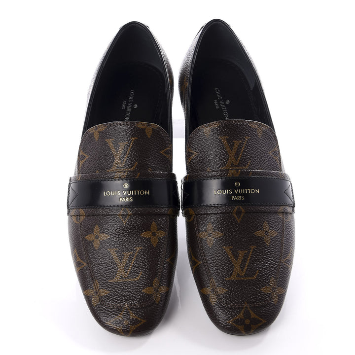 LOUIS VUITTON MONOGRAM UPPERCASE LOAFERS – Caroline's Fashion Luxuries