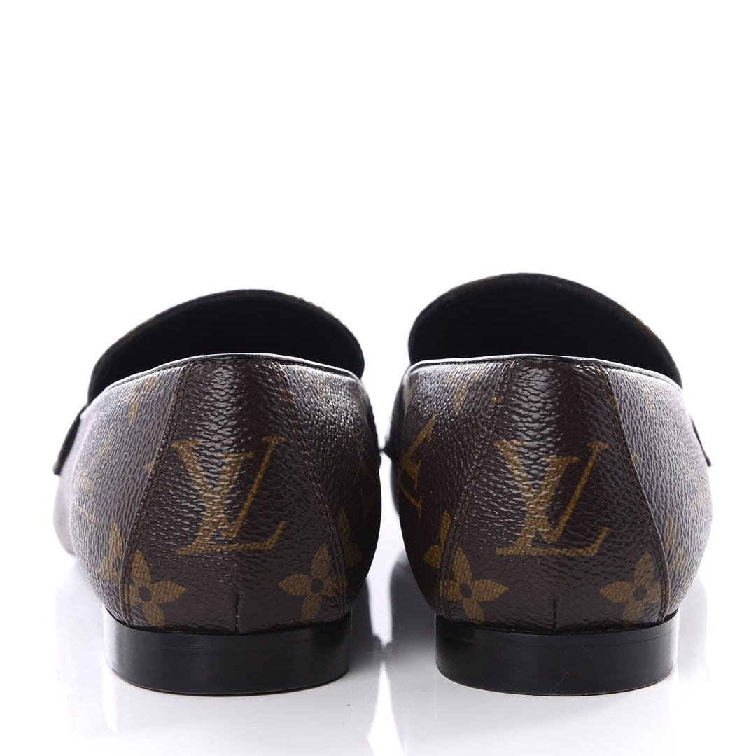LOUIS VUITTON MONOGRAM UPPERCASE LOAFERS