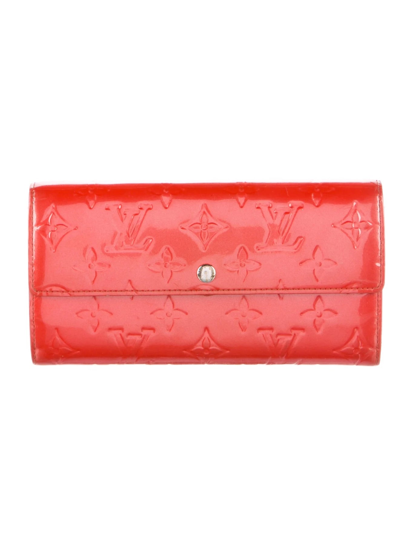Louis Vuitton - Authenticated Sarah Wallet - Patent Leather Red for Women, Good Condition