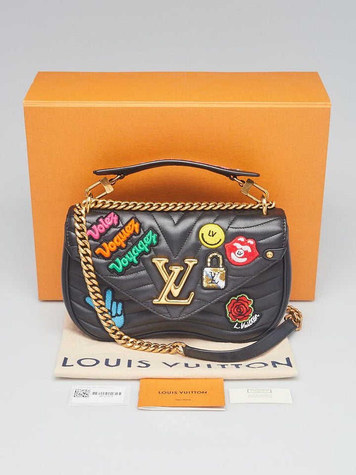 LOUIS VUITTON NEW WAVE QUILTED LEATHER PATCHES LIMITED EDITION MM BAG