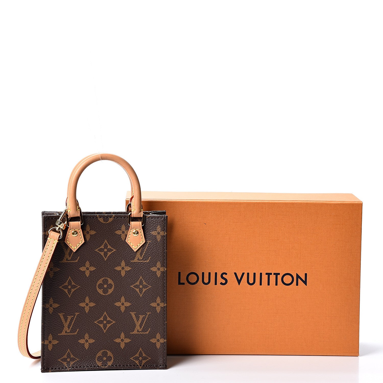 Louis Vuitton Black & Beige Monogram Empreinte Petit Sac Plat Leather  ref.683056 - Joli Closet