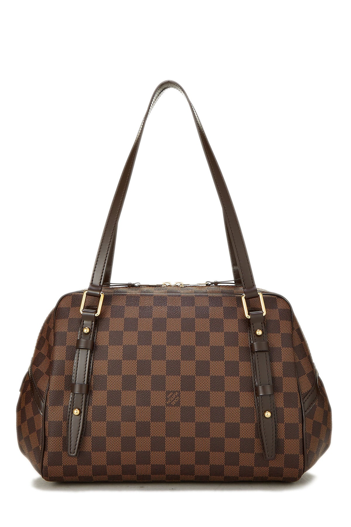 Louis Vuitton, Bags, Rivington Gm Brown Damier Ebene Shoulder Bag