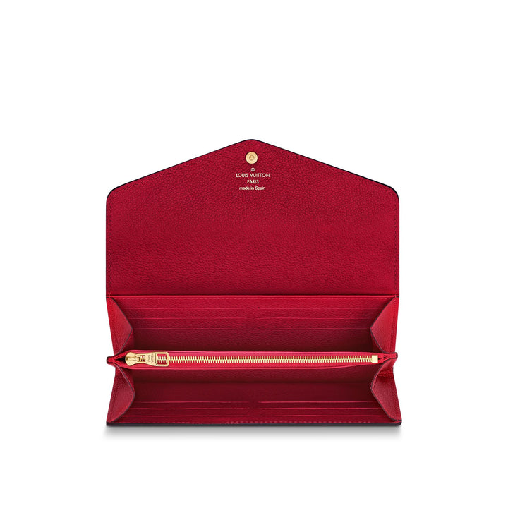 Louis Vuitton Empreinte Monogram Sarah NM Wallet-Cherry